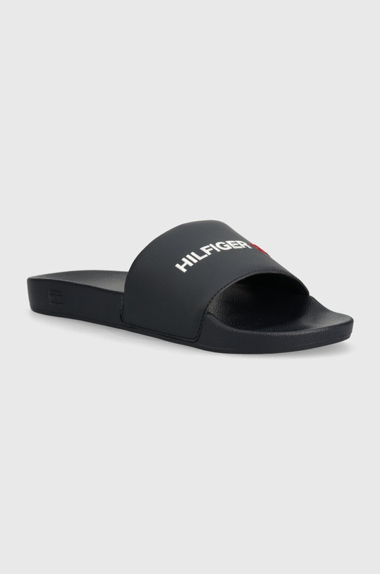 Pantofle Tommy Hilfiger 85 POOL SLIDE námořnická modř FM0FM05021