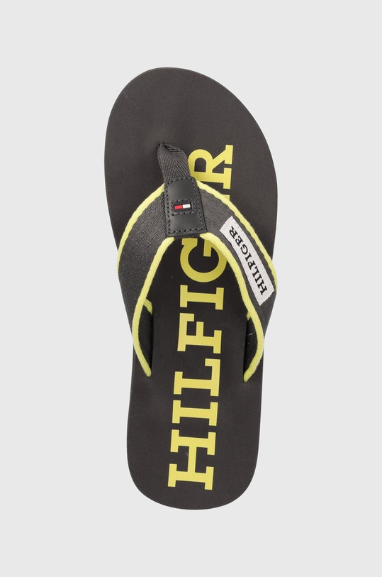 Žabky Tommy Hilfiger PATCH BEACH SANDAL šedá FM0FM05024