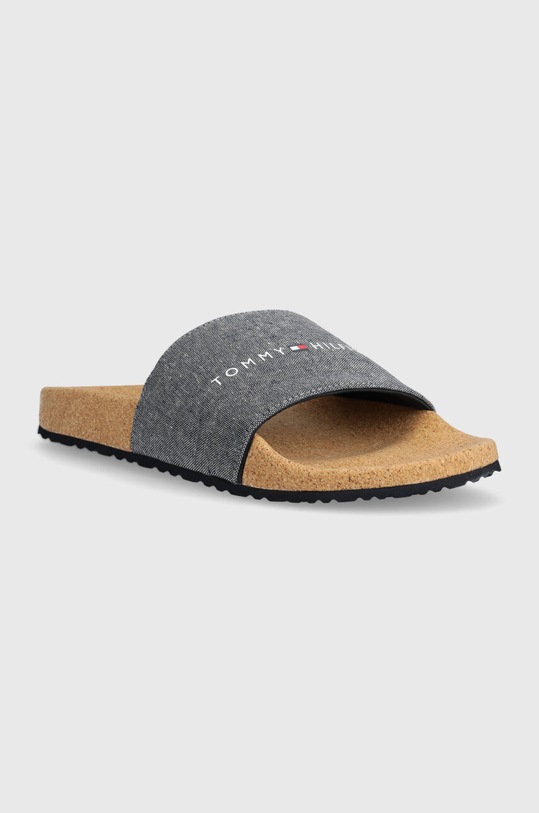 Tommy Hilfiger klapki TH CORK POOL SLIDE FM0FM05075 granatowy SS24