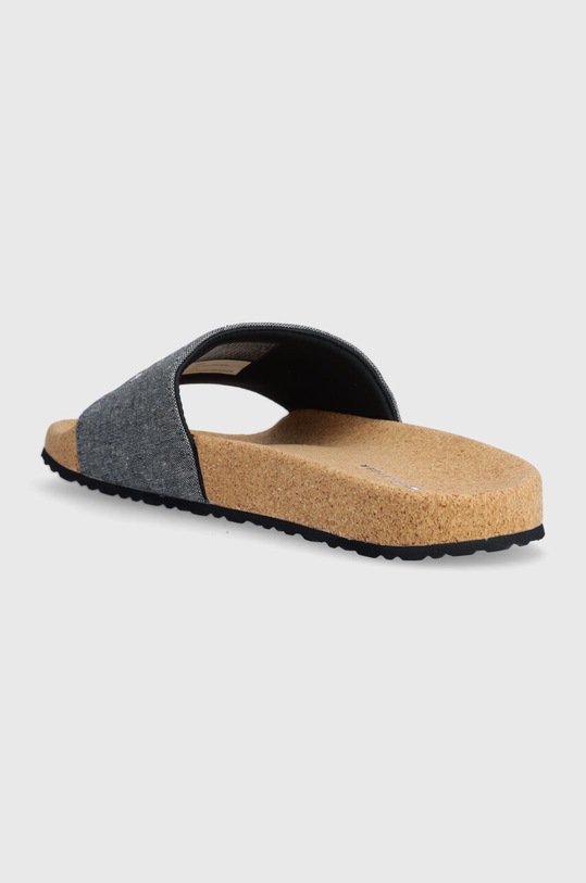 Obuwie Tommy Hilfiger klapki TH CORK POOL SLIDE FM0FM05075 granatowy