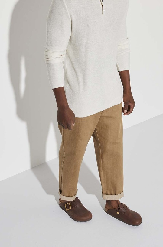 Birkenstock slapi de piele Boston Bold Gap 1022589