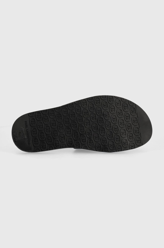 Karl Lagerfeld bőr papucs KASTOR III KL KL70224.000 fekete