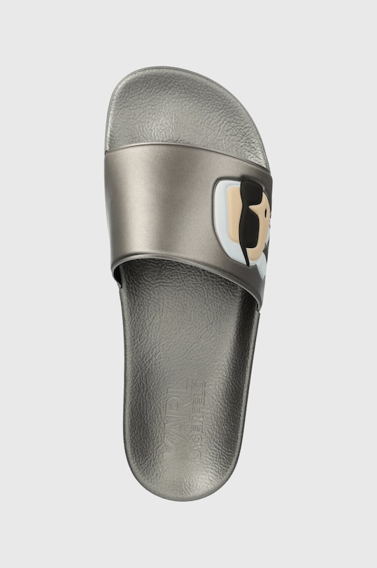 Karl Lagerfeld klapki KONDO srebrny KL70005N.VDM