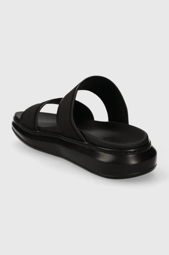 Încălțăminte Karl Lagerfeld slapi de piele KAPRI MENS KL52509.40X negru