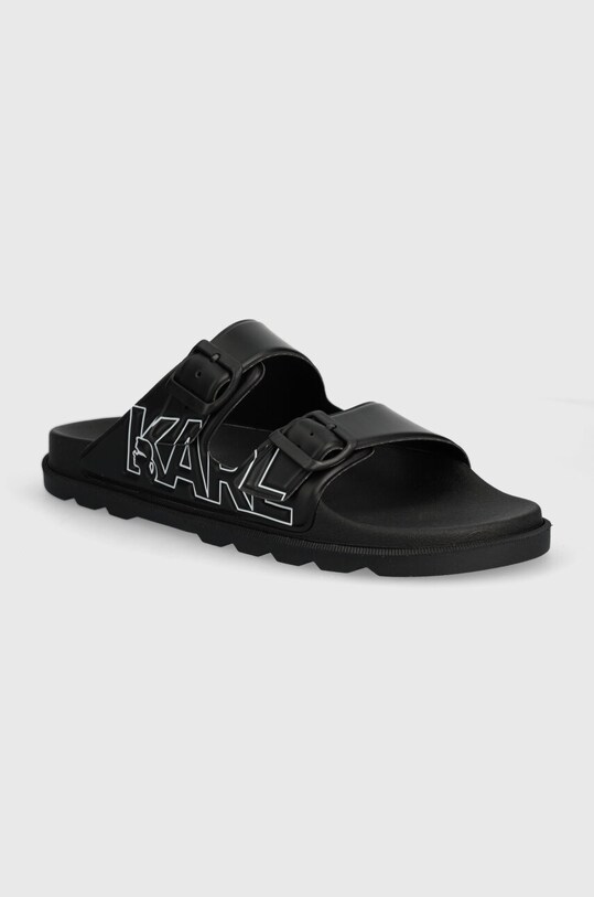 Karl Lagerfeld klapki KONDO TRED czarny KL70978.V00