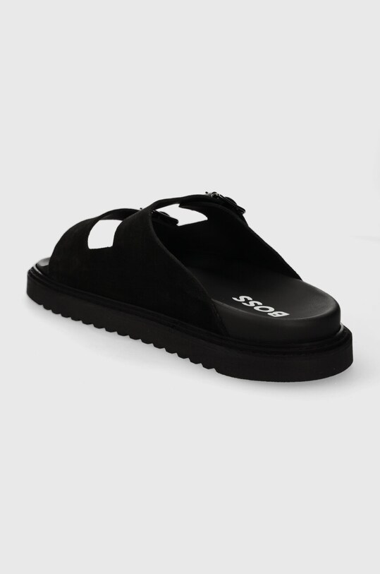Încălțăminte BOSS papuci din piele Cliff 50516784.001 negru