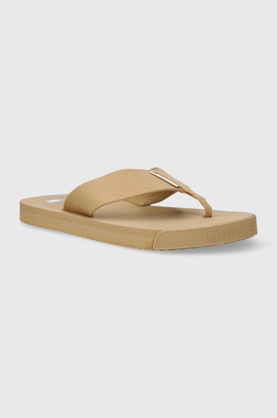 Вьетнамки Tommy Jeans TJM ELEVATED FLIP FLOP бежевый EM0EM01393