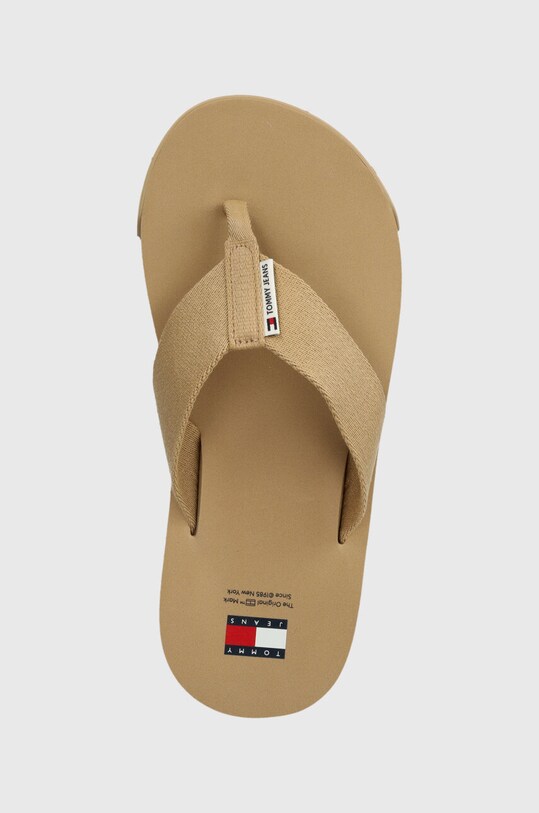 Вьетнамки Tommy Jeans TJM ELEVATED FLIP FLOP бежевый EM0EM01393