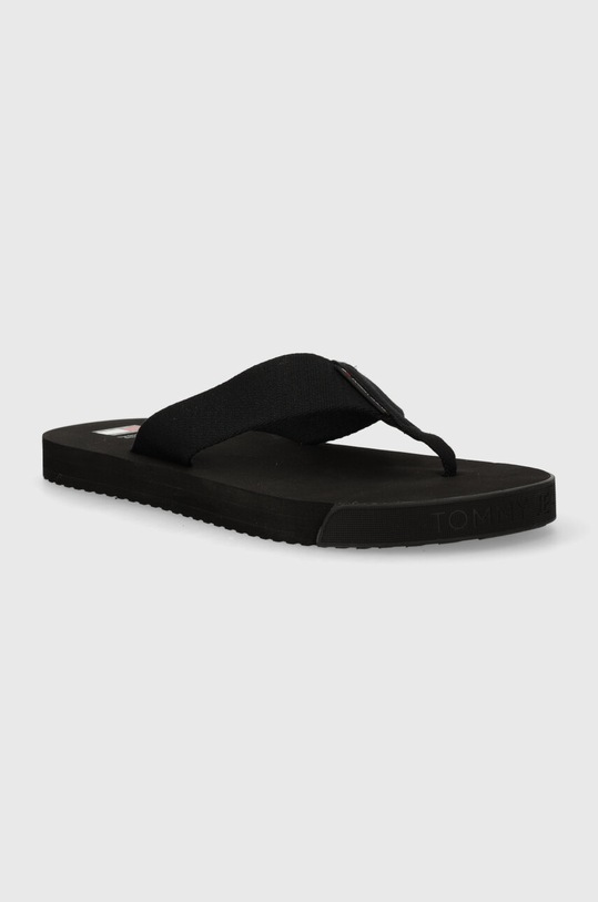 Вьетнамки Tommy Jeans TJM ELEVATED FLIP FLOP чёрный EM0EM01393