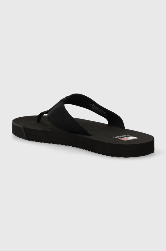 Încălțăminte Tommy Jeans slapi TJM ELEVATED FLIP FLOP EM0EM01393 negru