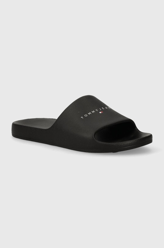Pantofle Tommy Jeans TJM BASIC SLIDE černá EM0EM01519
