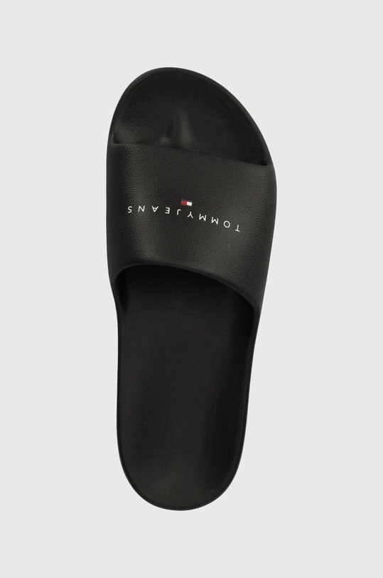 Pantofle Tommy Jeans TJM BASIC SLIDE černá EM0EM01519