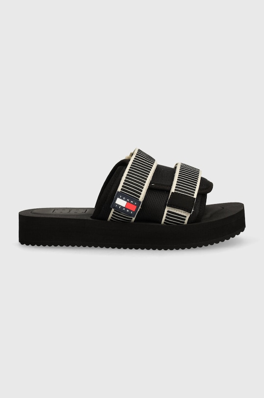 Pantofle Tommy Jeans TJM SANDAL CASUAL EM0EM01389 černá SS24