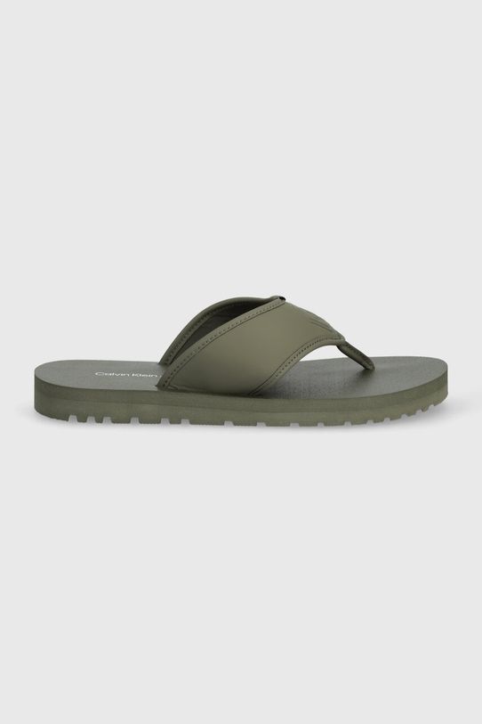 Japanke Calvin Klein Jeans THONG SANDAL SLIPON RP IN BTW YM0YM00943 zelena SS24