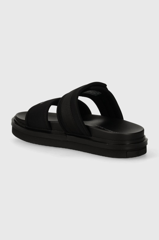 Încălțăminte Calvin Klein Jeans papuci DOUBLE BAR SANDAL WB IN BR YM0YM00946 negru