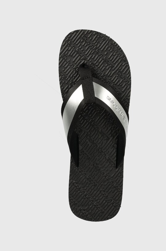 Calvin Klein Jeans slapi BEACH SANDAL IN MET negru YM0YM00950