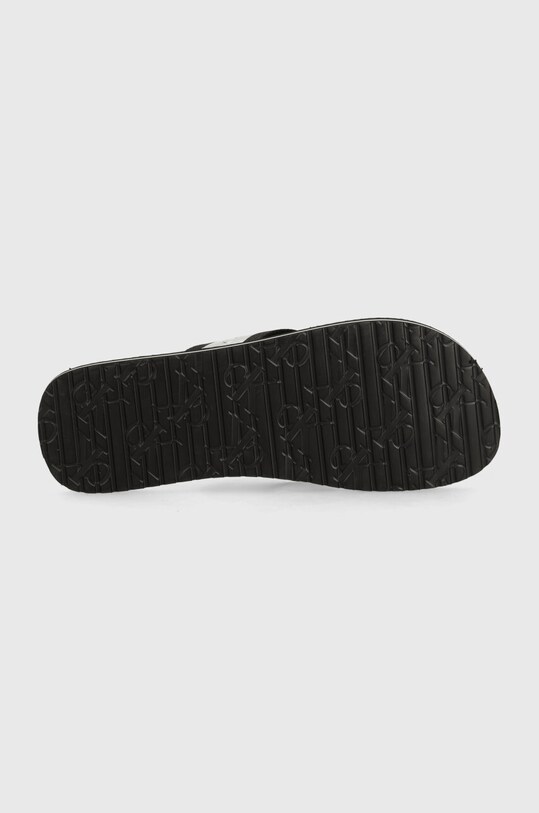 Calvin Klein Jeans slapi BEACH SANDAL IN MET YM0YM00950 negru
