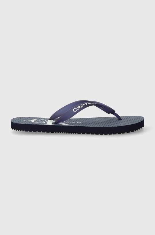Calvin Klein Jeans japonki BEACH SANDAL GLOSSY YM0YM00952 granatowy SS24