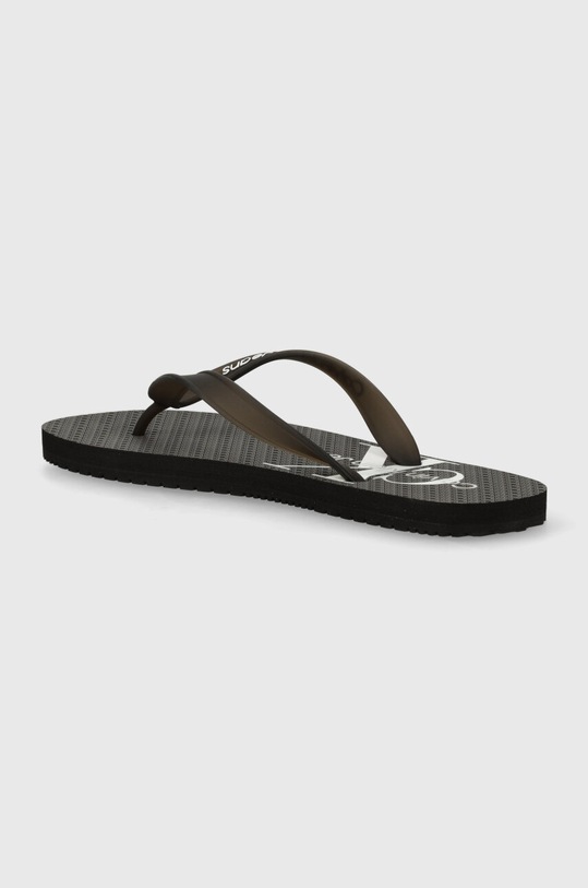Încălțăminte Calvin Klein Jeans slapi BEACH SANDAL GLOSSY YM0YM00952 negru