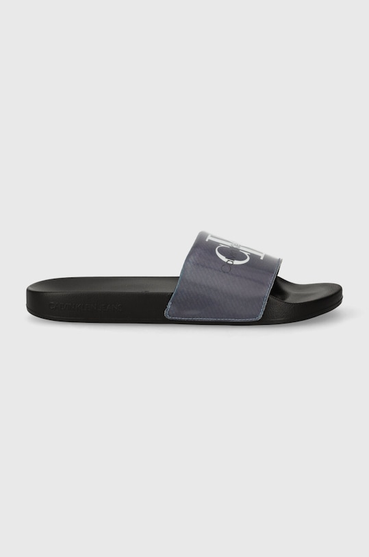 Calvin Klein Jeans klapki SLIDE LENTICULAR YM0YM00953 niebieski SS24