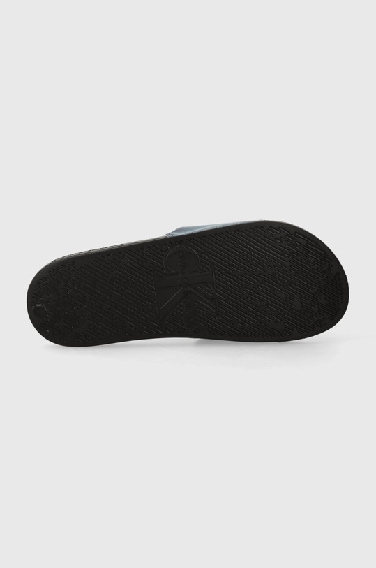 Calvin Klein Jeans klapki SLIDE LENTICULAR YM0YM00953 niebieski