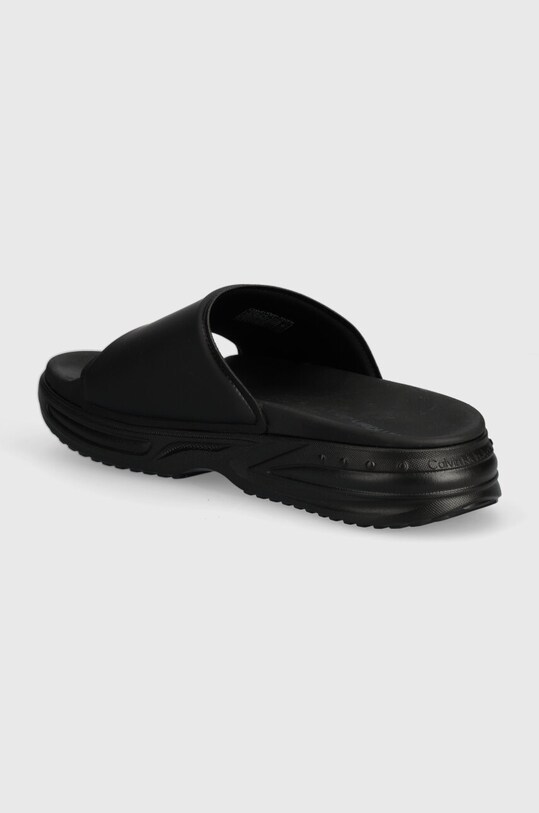 Încălțăminte Calvin Klein Jeans papuci CHUNKY COMF SLIDE MINIMAL RAW YM0YM00956 negru
