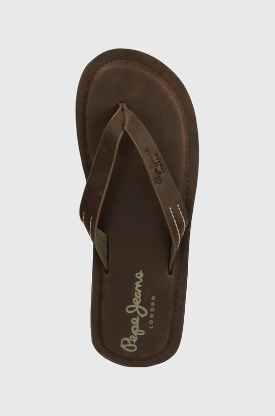 Pepe Jeans japonki PMS70141 brązowy PMS70141