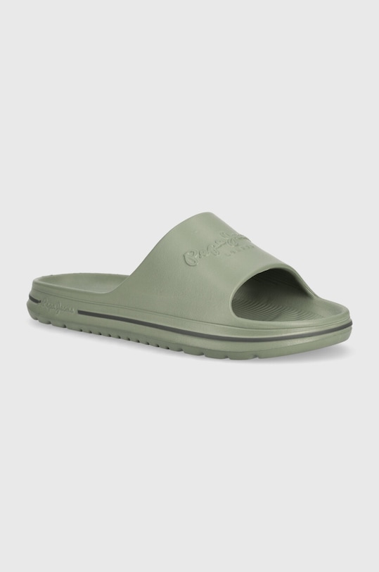 Pepe Jeans klapki Beach Slide zielony PMS70159