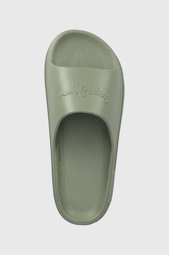 Pepe Jeans klapki Beach Slide zielony PMS70159
