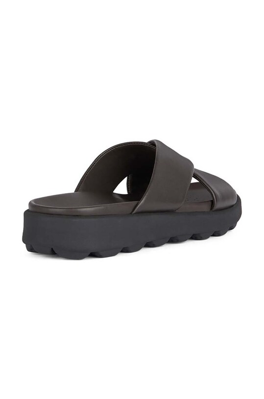 Încălțăminte Geox slapi de piele U SPHERICA EC6 U45GWB.00085.C6006 maro