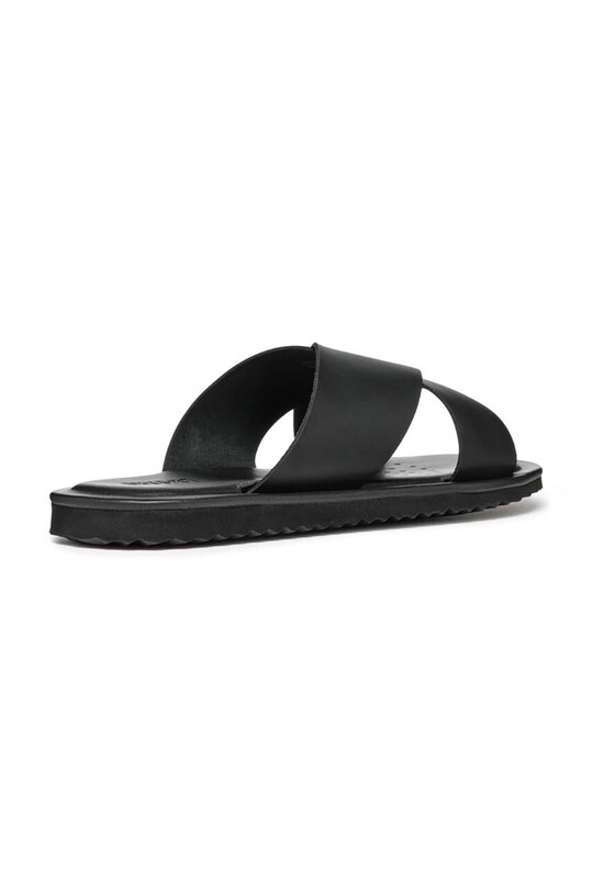 Încălțăminte Geox slapi de piele U ERICE U36GUB.00043.C9999 negru