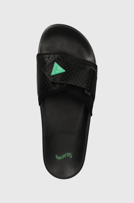Guess klapki TOKYO I RBR czarny FMGTOR.ELL19.BKGRE
