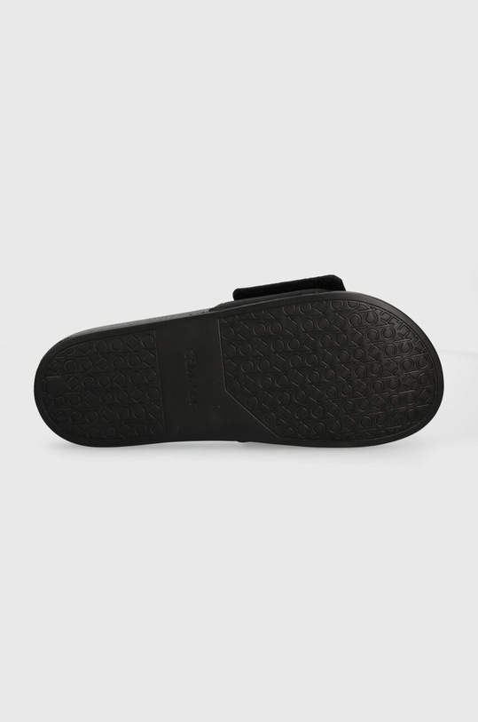 Calvin Klein klapki ADJ POOL SLIDE JAQ MONO HM0HM01438 czarny