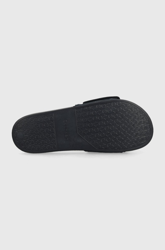 Calvin Klein klapki ADJ POOL SLIDE TPU HM0HM01437 granatowy