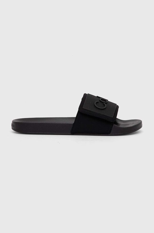 Παντόφλες Calvin Klein ADJ POOL SLIDE TPU συνθετικό μαύρο HM0HM01437