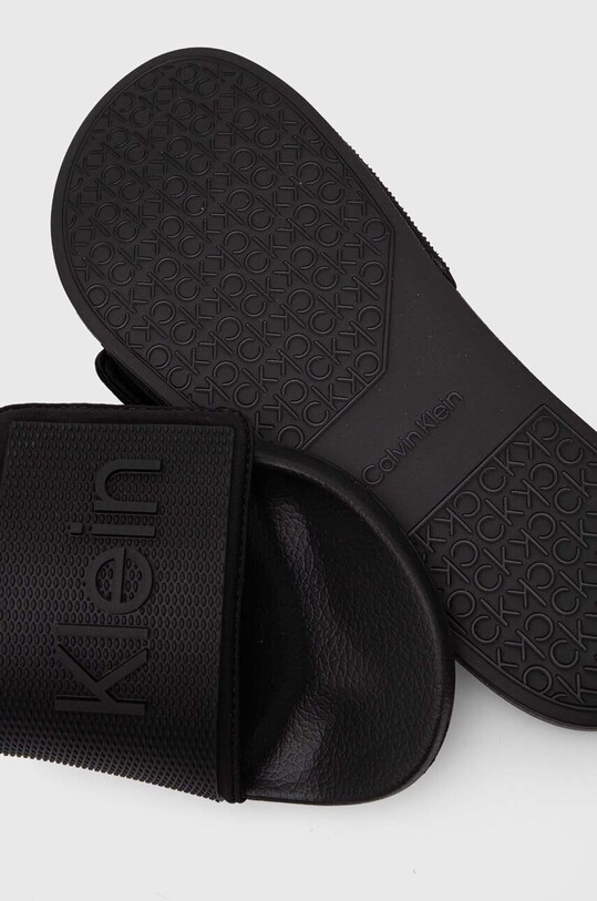 Παντόφλες Calvin Klein ADJ POOL SLIDE TPU μαύρο HM0HM01437