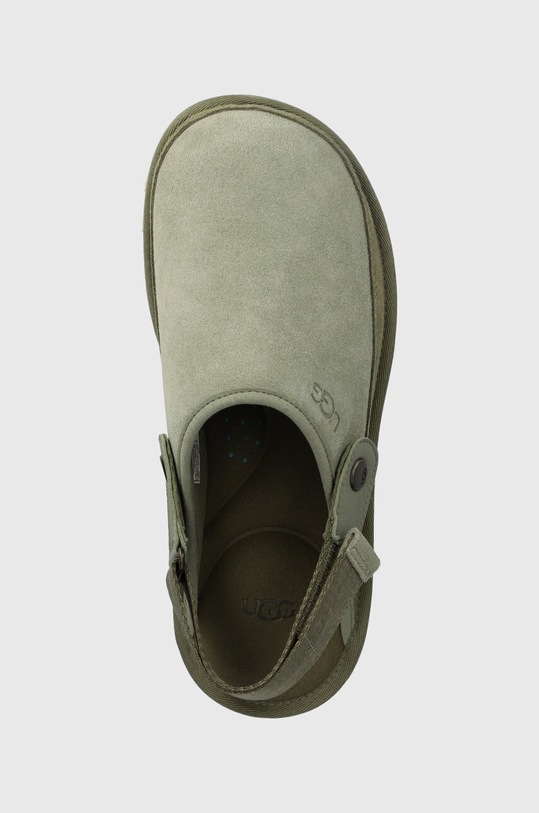 UGG papuci din piele intoarsa Goldencoast Clog verde 1142172.SDC