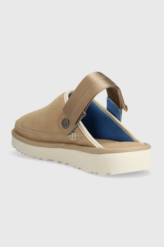 Обувь Замшевые тапочки UGG Goldencoast Clog 1142172.SSNT бежевый
