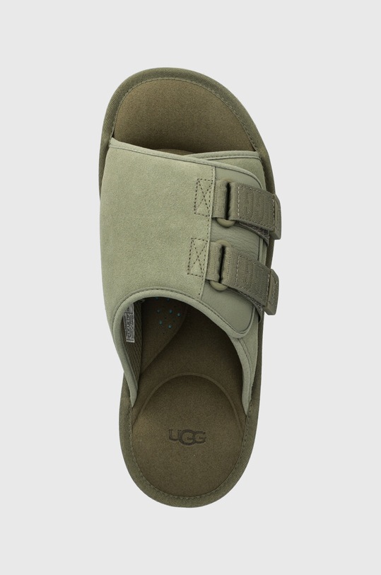 UGG papucs velúrból Goldencoast Strap Slide zöld 1142730.SDC