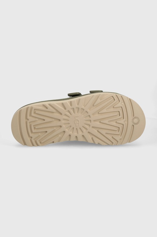 UGG papucs velúrból Goldencoast Strap Slide 1142730.SDC zöld