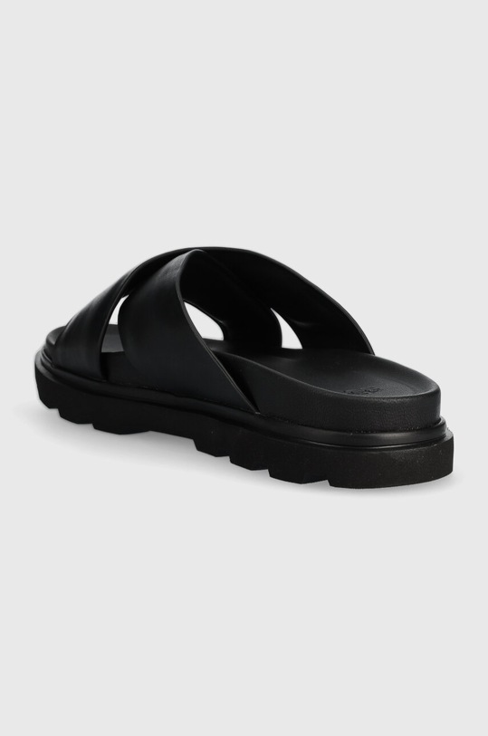 Obuwie UGG klapki skórzane Capitola Cross Slide 1153076.BLK czarny