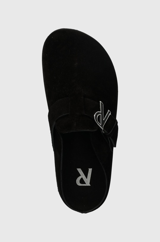 Represent ciabatte slide in camoscio Initial Mule nero MF9003.01