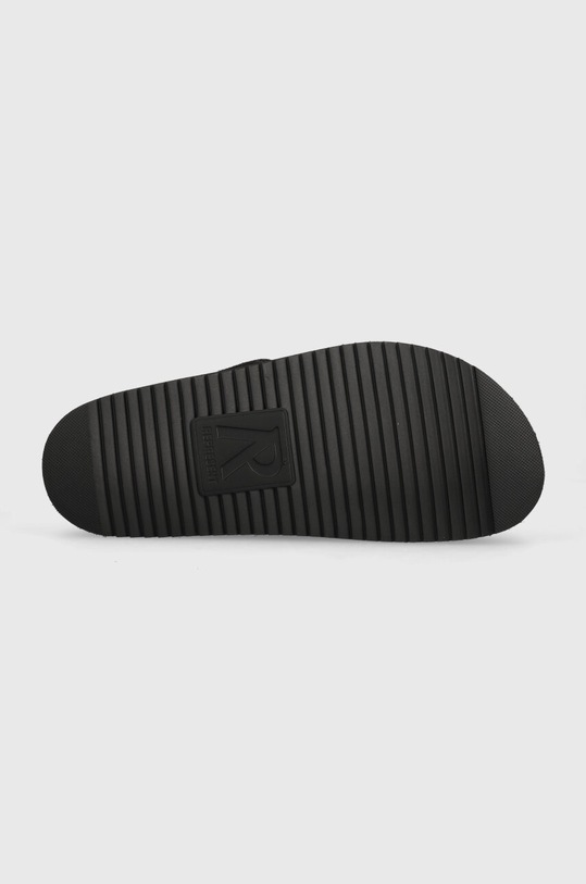 Represent ciabatte slide in camoscio Initial Mule MF9003.01 nero