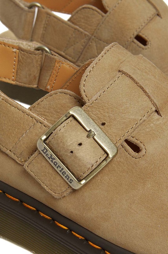 Încălțăminte Dr. Martens sandale din piele intoarsa Jorge Patchwork DM31568439 bej