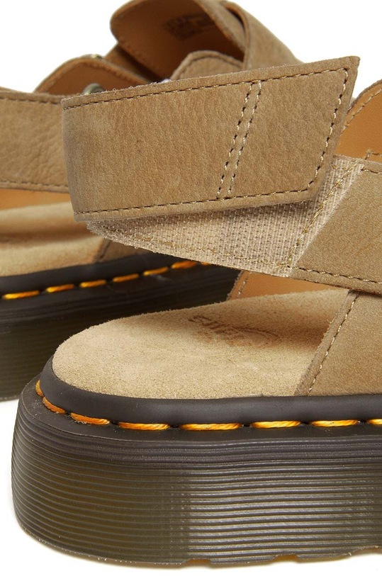 Dr. Martens sandale din piele intoarsa Jorge Patchwork bej DM31568439