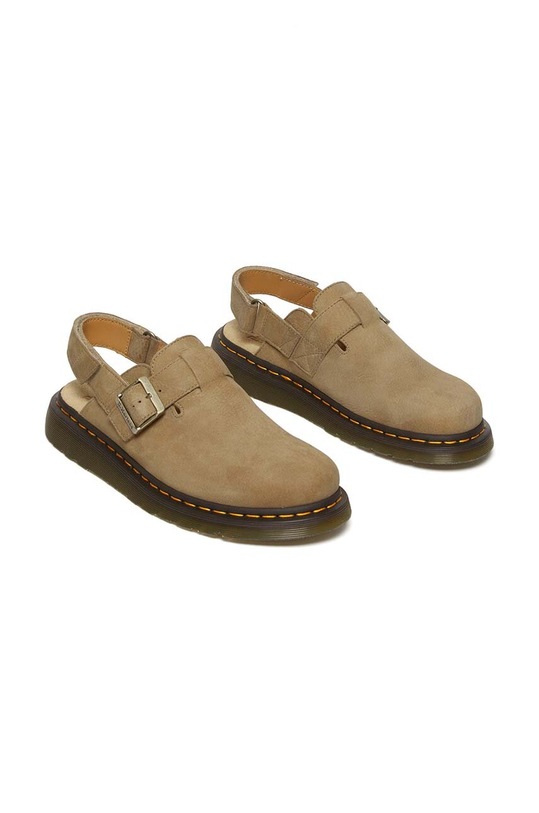 Dr. Martens sandale din piele intoarsa Jorge Patchwork DM31568439 bej