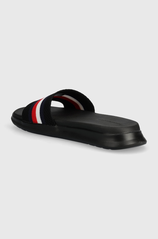 Obuwie Tommy Hilfiger klapki DUAL DENSITY RWB KNIT POOL SLIDE FM0FM05018 czarny