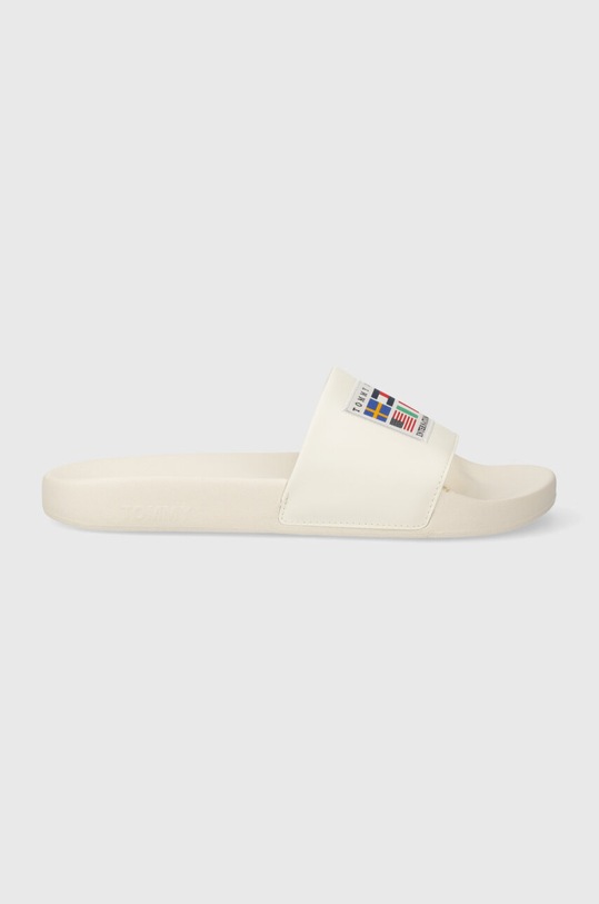 Tommy Jeans klapki TJM ARCHIVE GAMES POOL SLIDE EM0EM01483 biały SS24