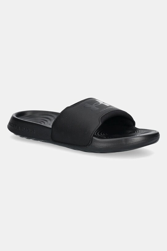 Under Armour ciabatte slide Ignite Select finta pelle fiore nero 3027219