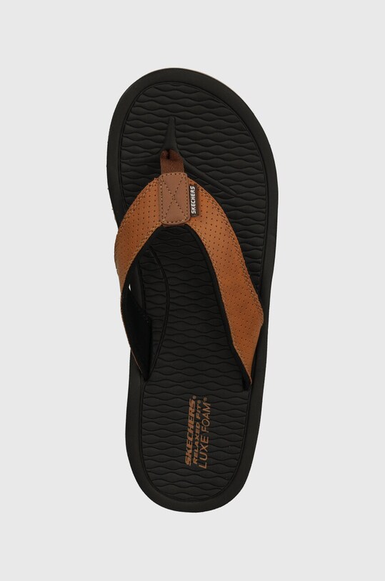 Žabky Skechers TANTRIC hnědá 205097